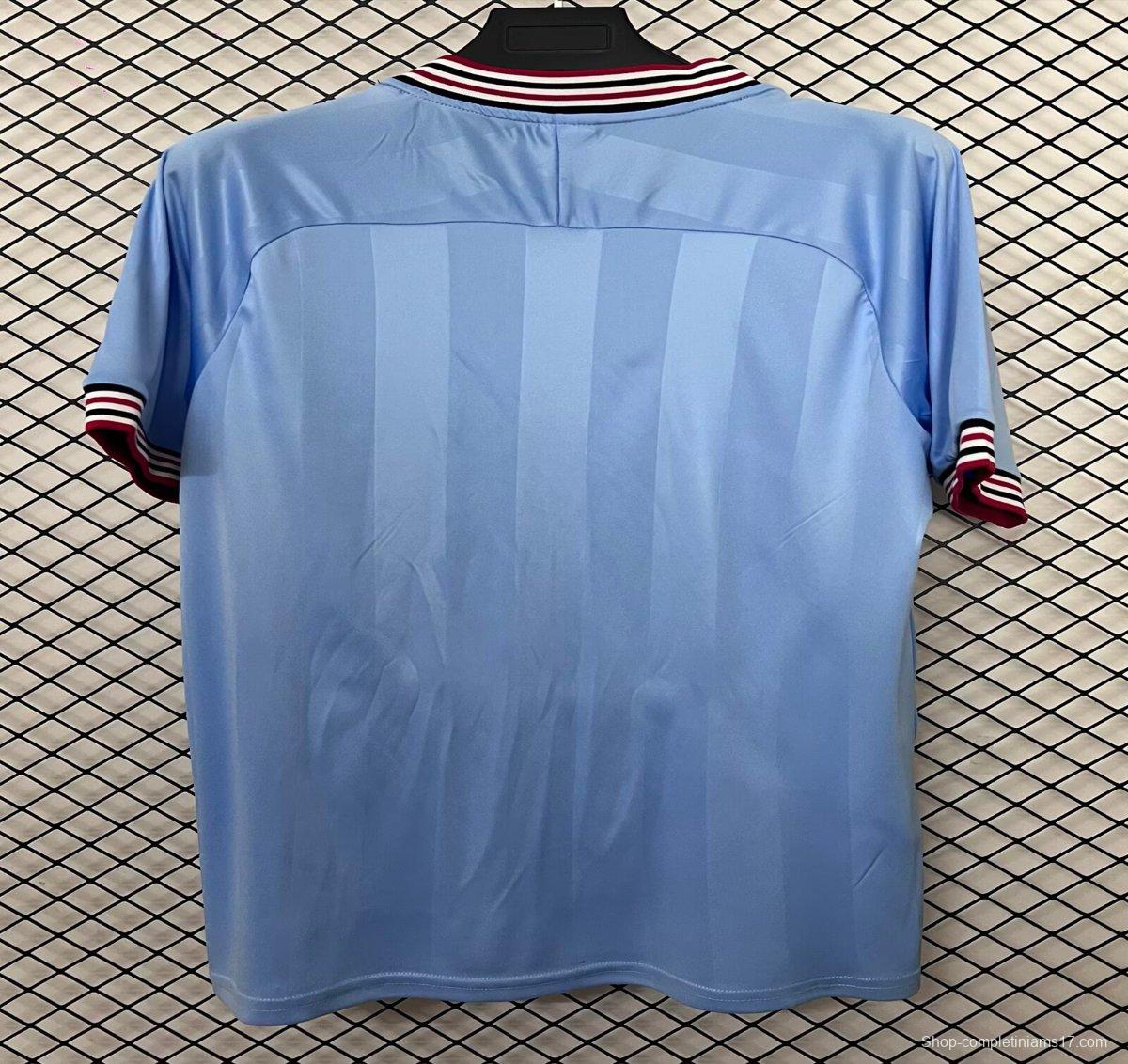 Retro 86/87 Sunderland Away Blue Jersey