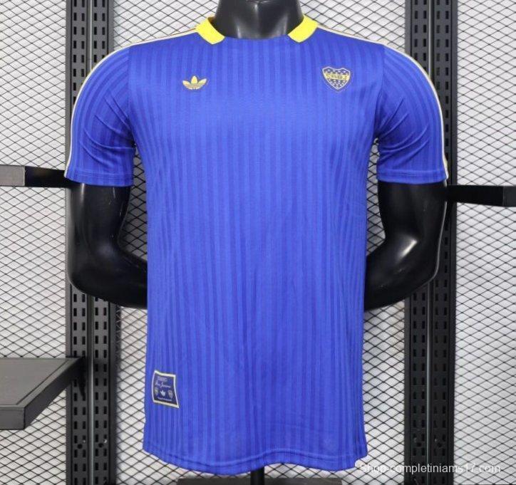 Player Version 25/26 Boca Juniors Adidas Original Terrace Icons Blue Jersey