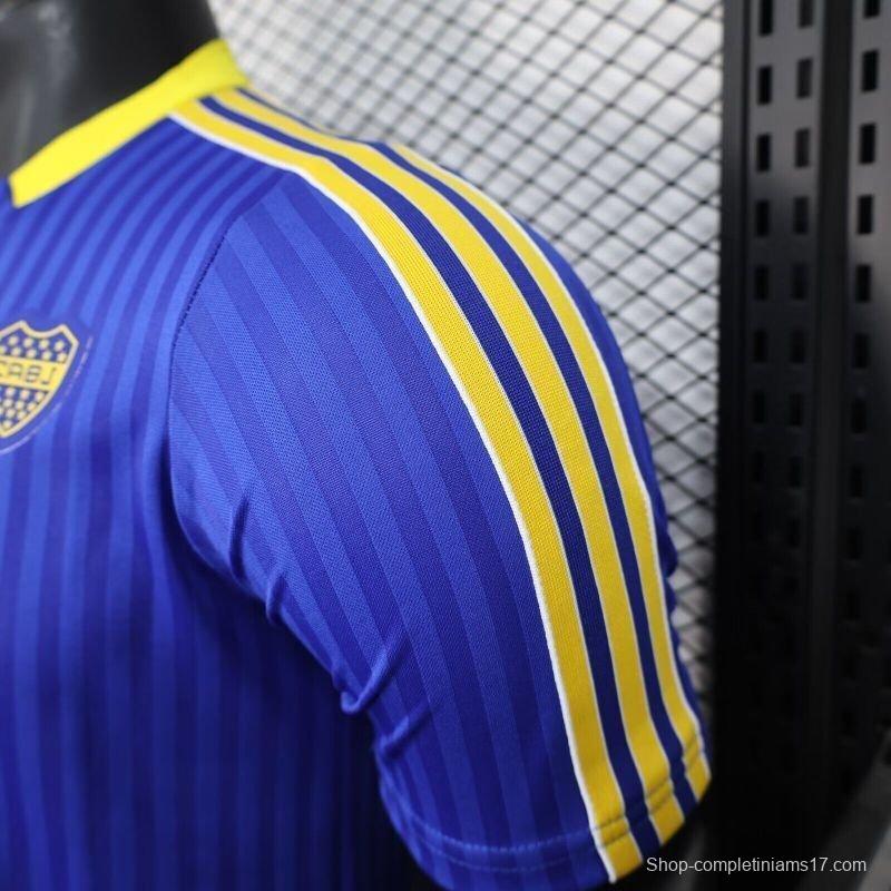 Player Version 25/26 Boca Juniors Adidas Original Terrace Icons Blue Jersey