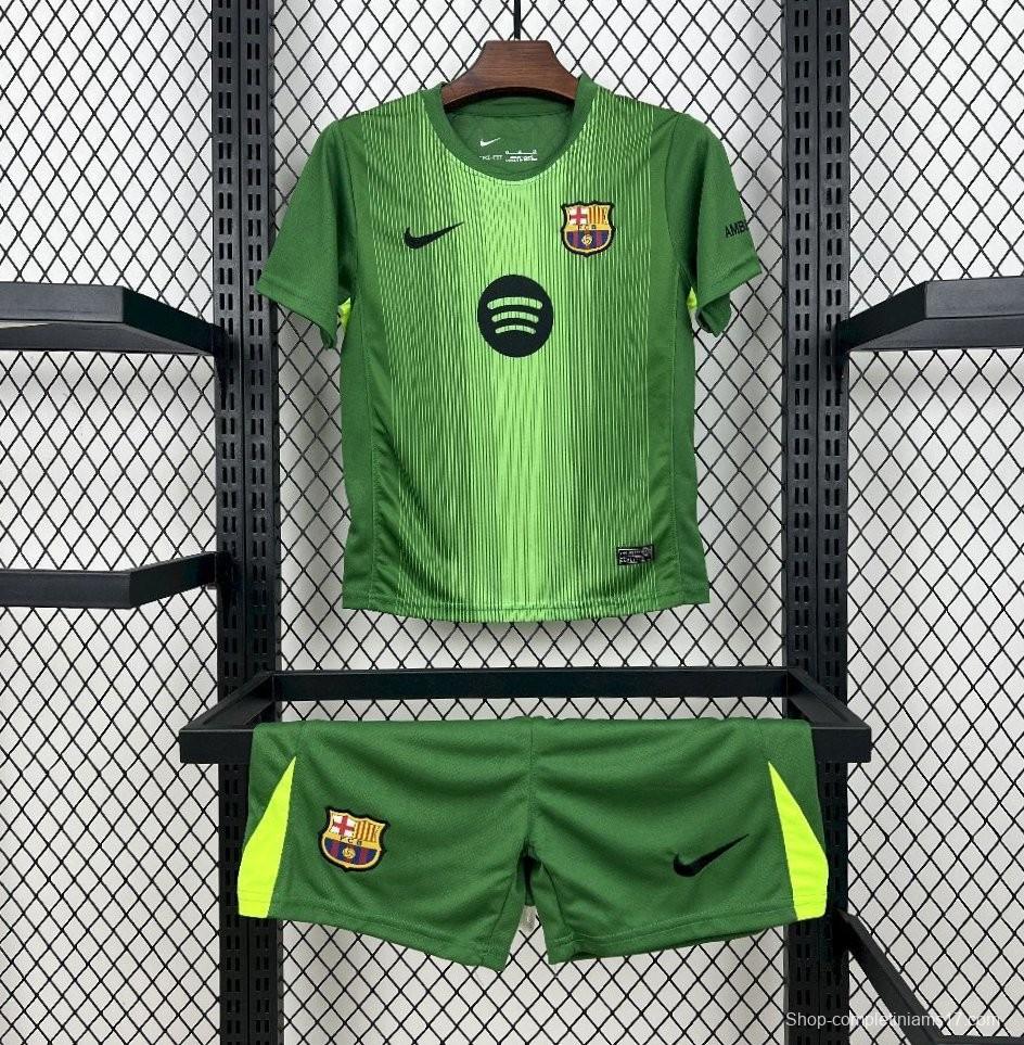 2025/26 Kids Barcelona Goalkeeper Kit