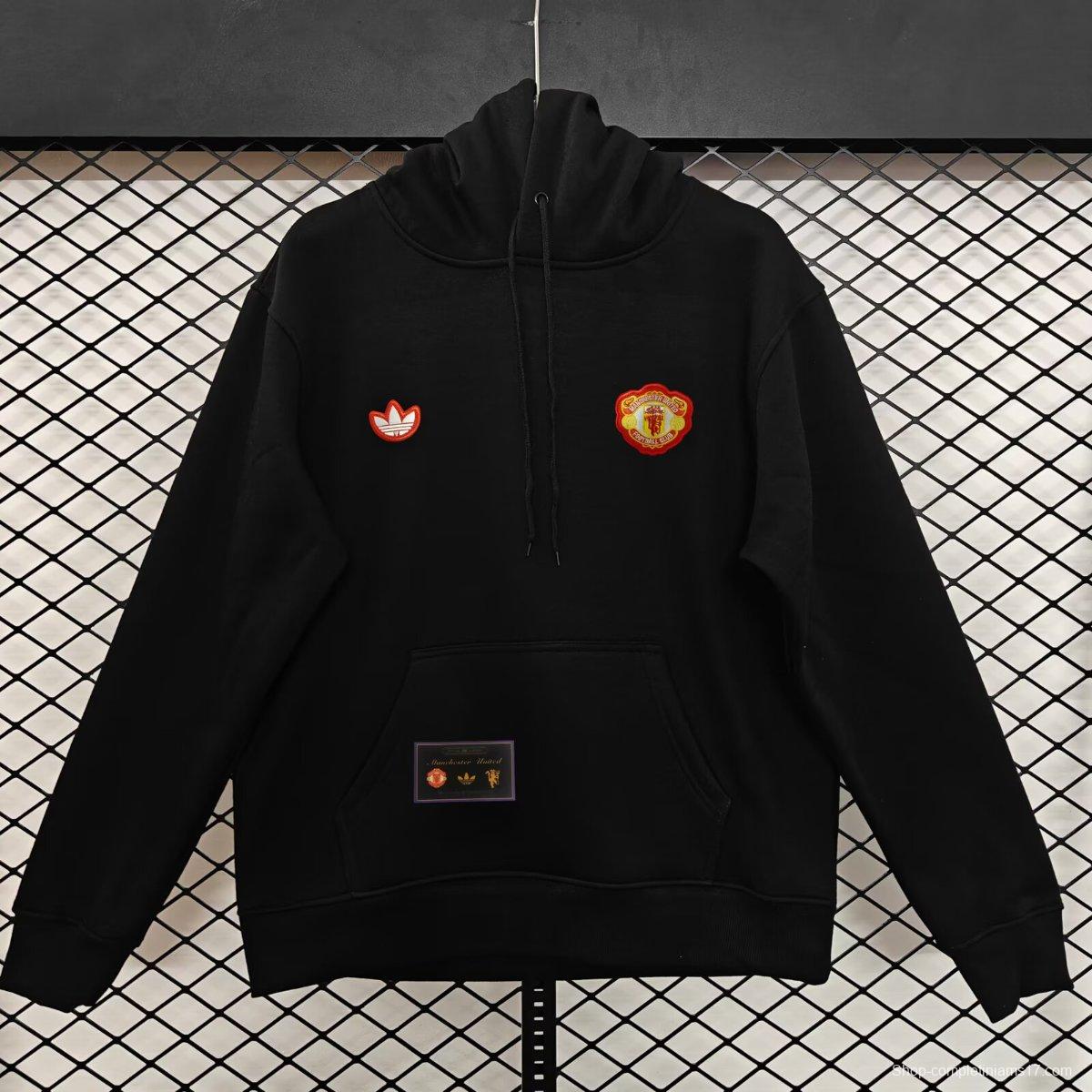 25/26 Manchester United Navy Hoodie Jacket-9 Colors