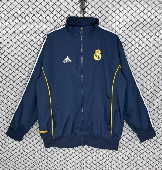 Retro 99/00 Real Madrid Navy Windbreaker