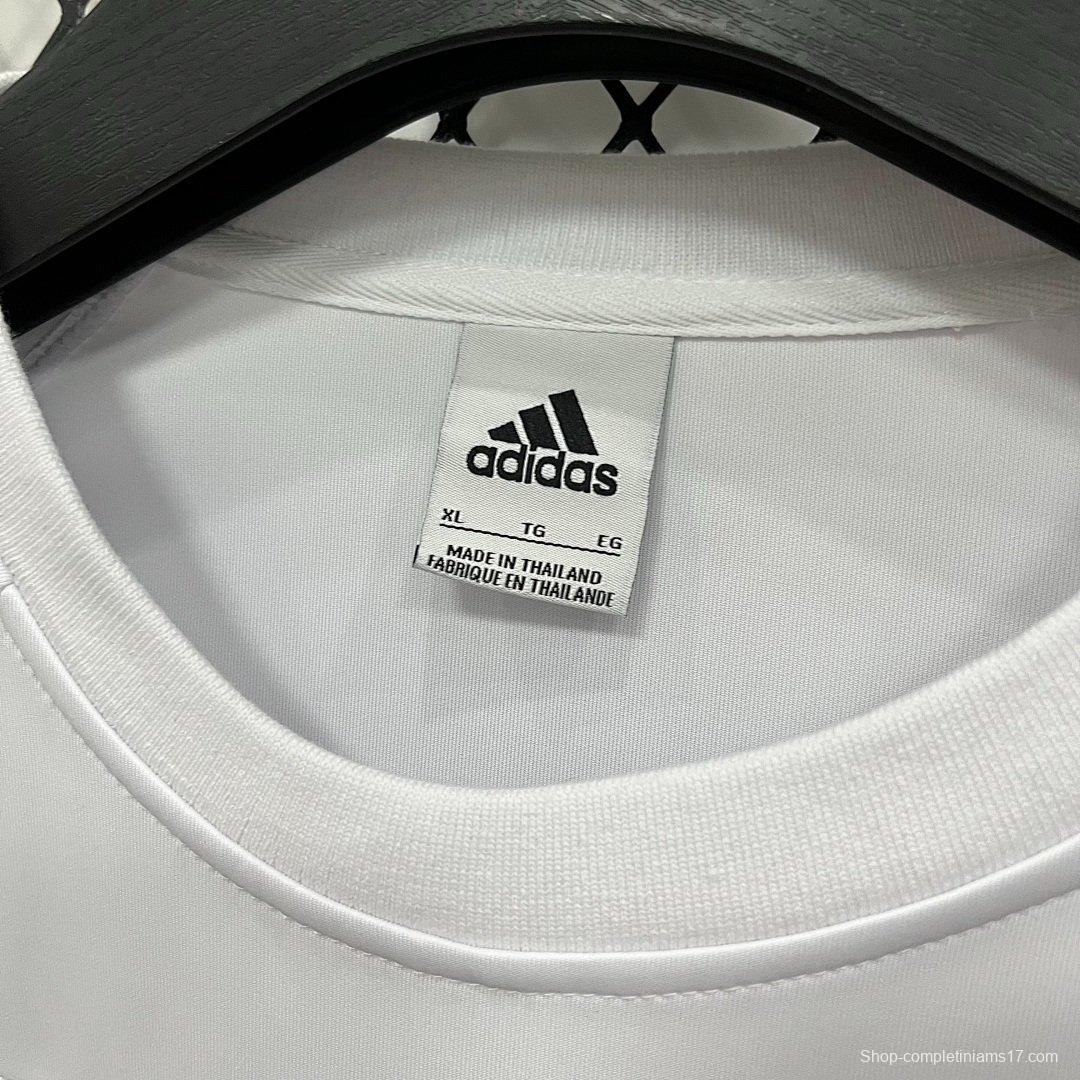 25/26 FC Bayern Munich Adidas Long Sleeve Sweatshirt - White Maroon Green Colorblock Training Top