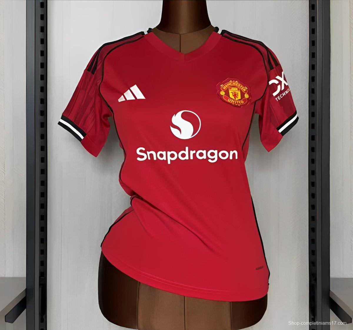 25/26 Women Manchester United Home Jersey