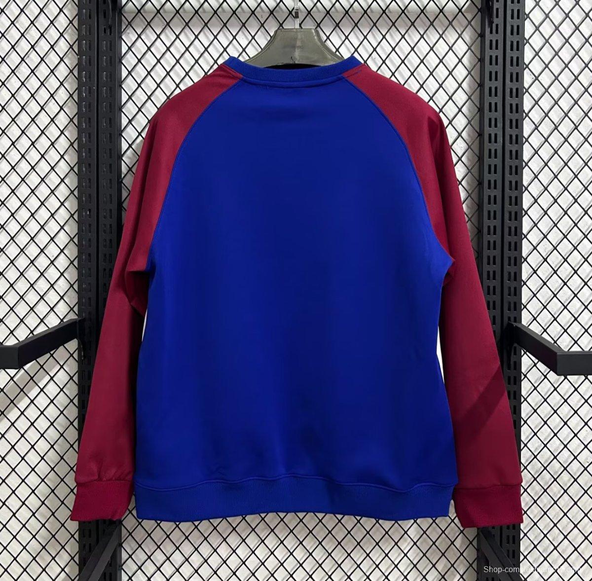 25/26 Barcelona Blue/Wine/White Sweater
