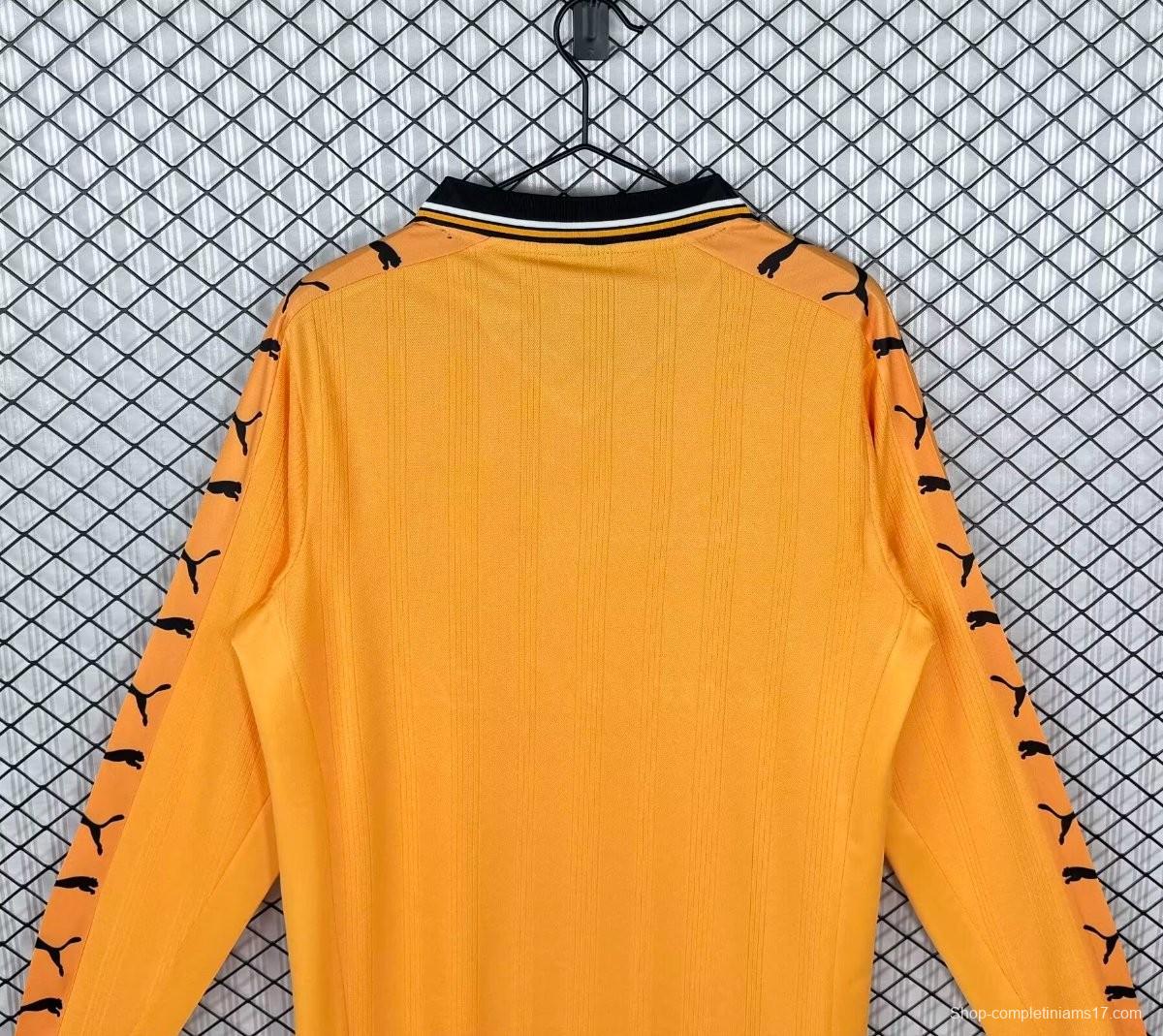 Retro 98/99 Wolverhampton Wanderers Home Long Sleeve Jersey