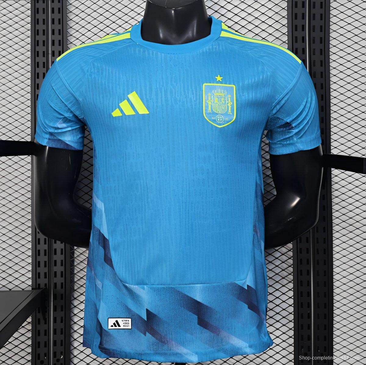 2026 Player Version Spain Away Blue Jersey