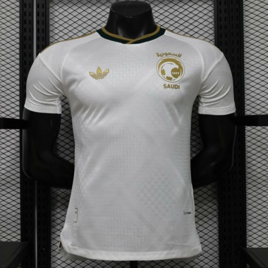 Player Version 26/27 Saudi Arabia  White & Gold Home Jersey