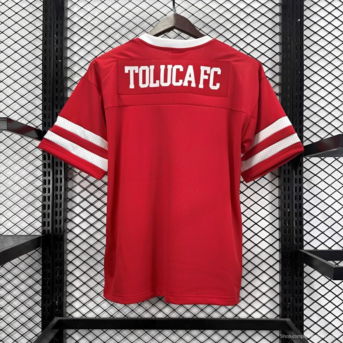 26/27 Toluca Red Baseball Jersey