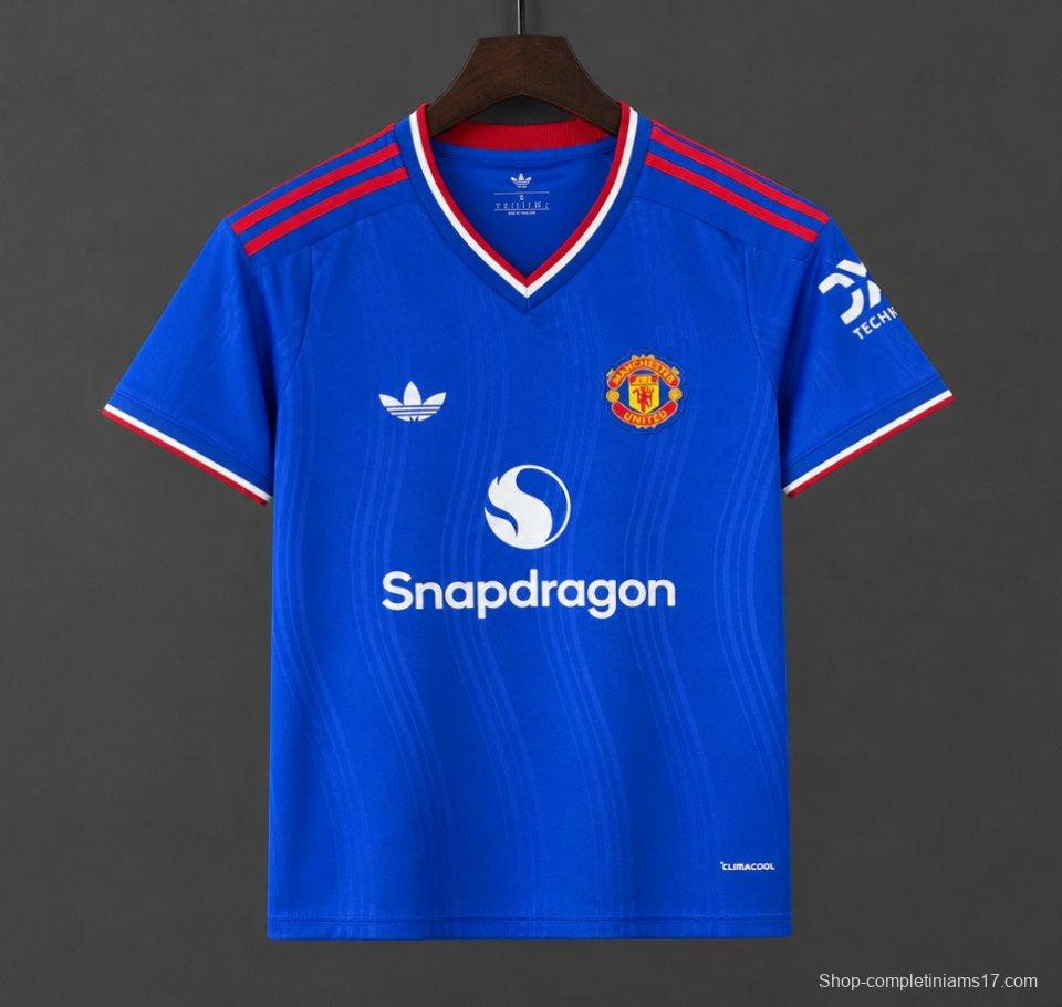 26/27 Manchester United Away Blue Jersey