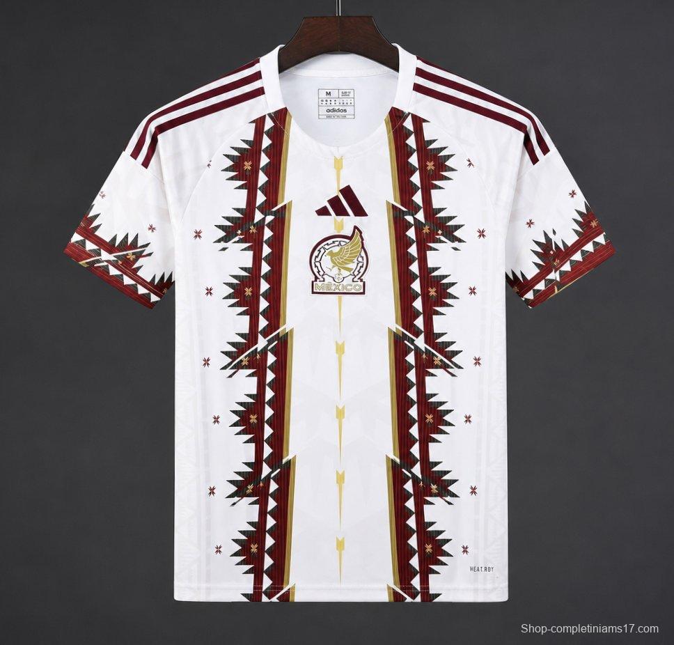 2026 Mexico Aztec Roots White Special Jersey
