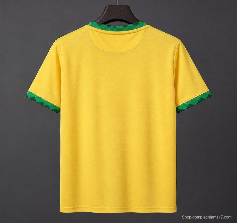 Retro 2021 Brazil Home Jersey