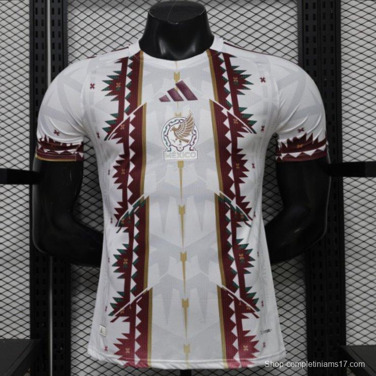 Player Version 2026 Mexico White  Special Edition Away Jersey