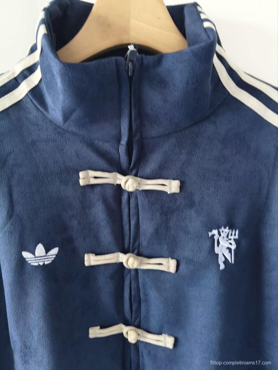 26/27 Manchester United  x Adidas New Year Limited Edition Navy Track Jacket