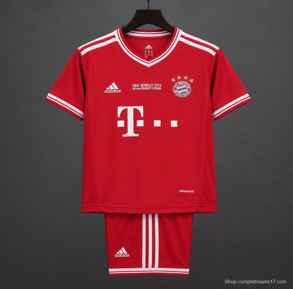 Retro Kids 13/14 Bayern Munich Home Jersey