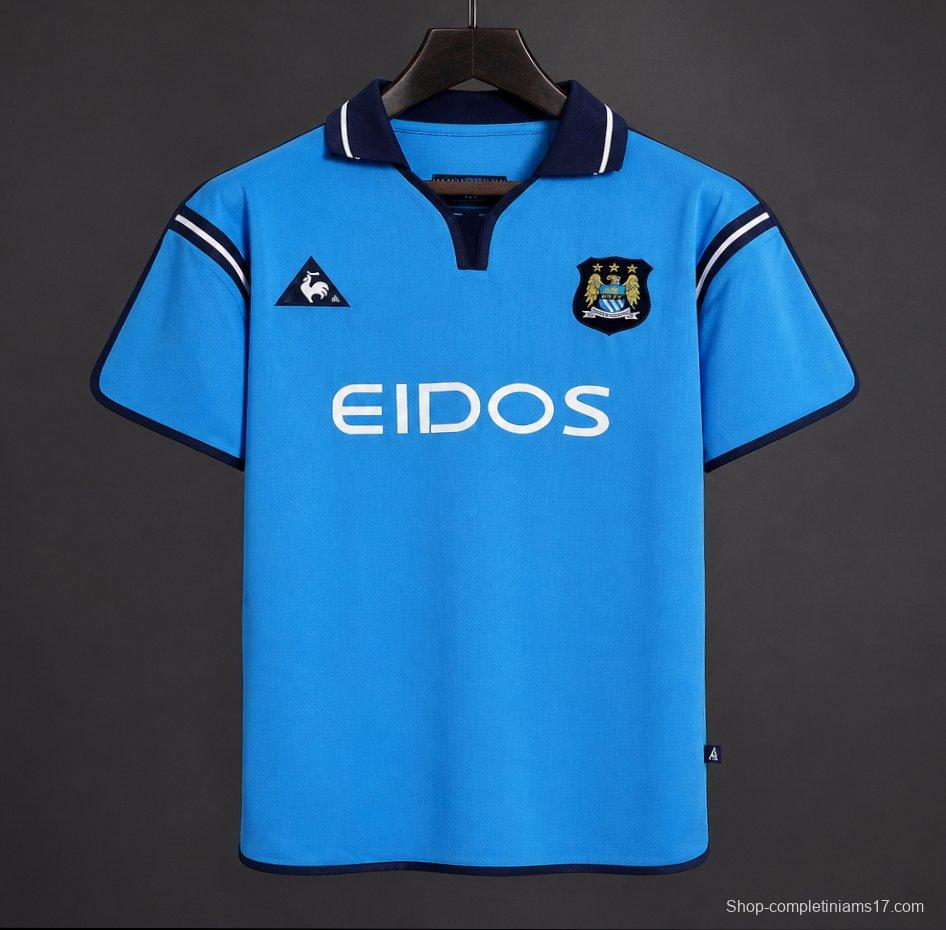 Retro 01/02 Manchester City Home Jersey