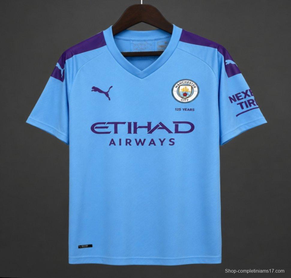 19/20 Retro Manchester City Home Jersey