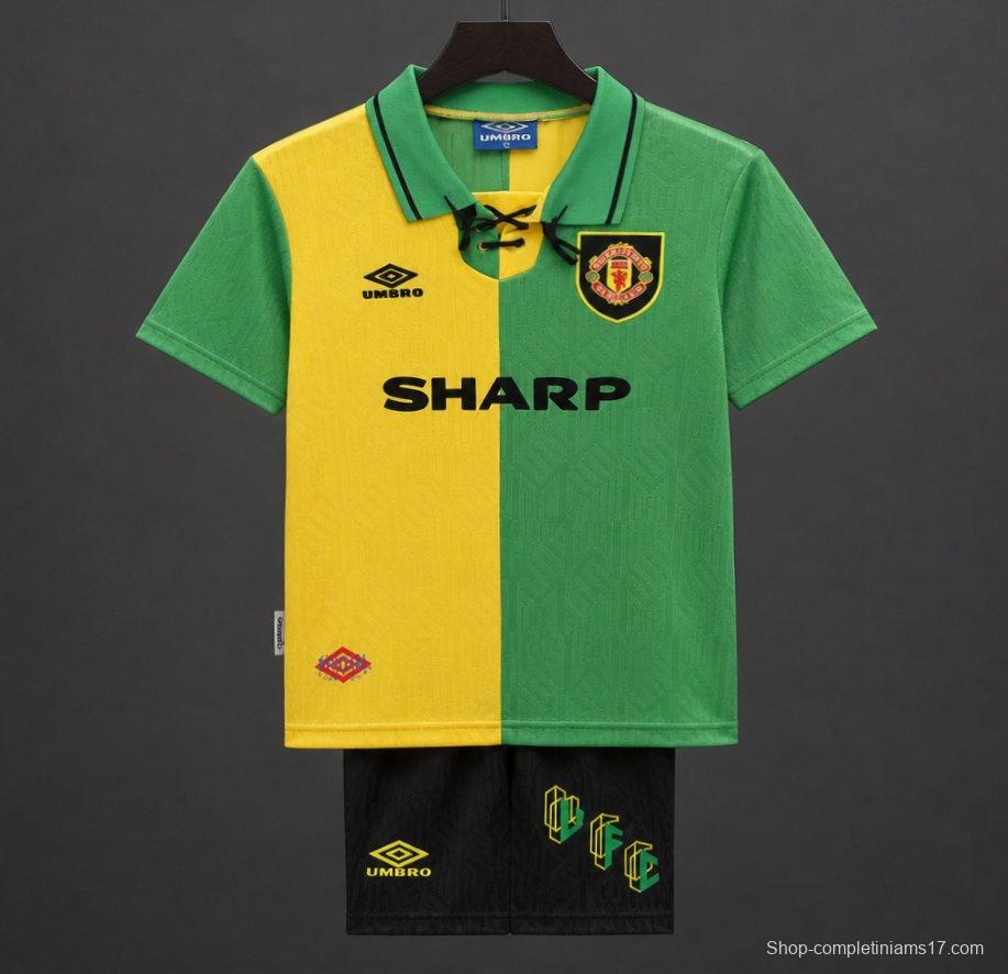 Retro Kids 92/94 Manchester United Away Jersey