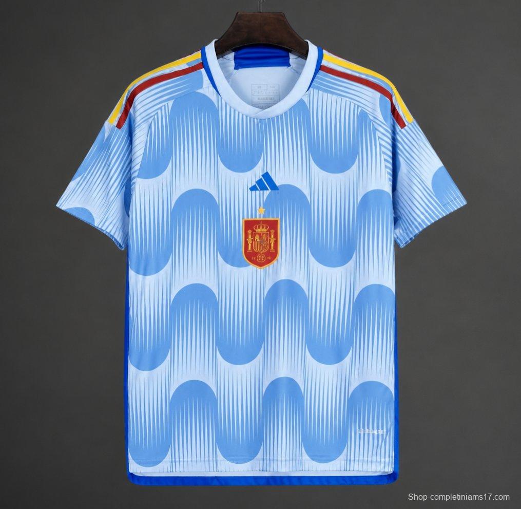 2022 Retro Spain World Cup Away Jersey