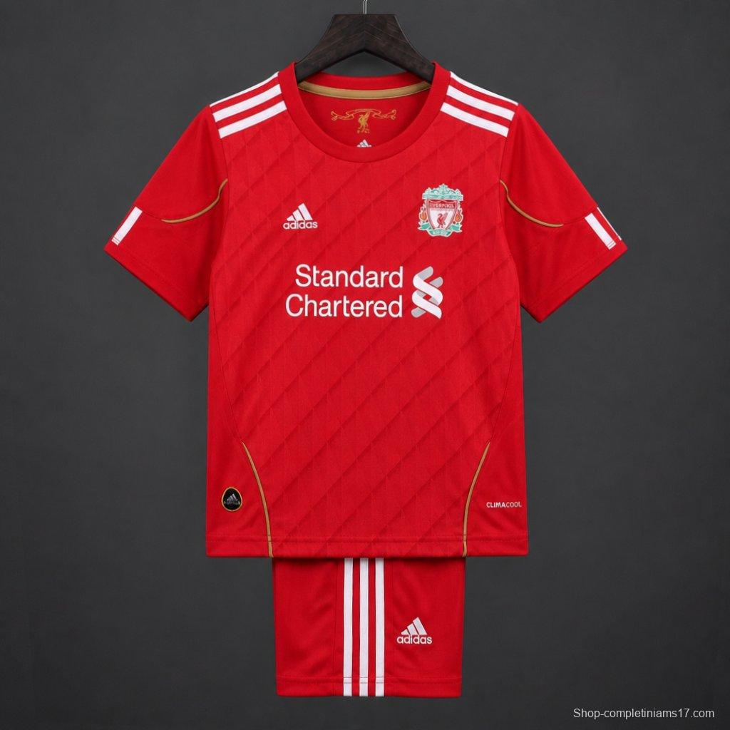 Retro Kids 2010 Liverpool Home Jersey