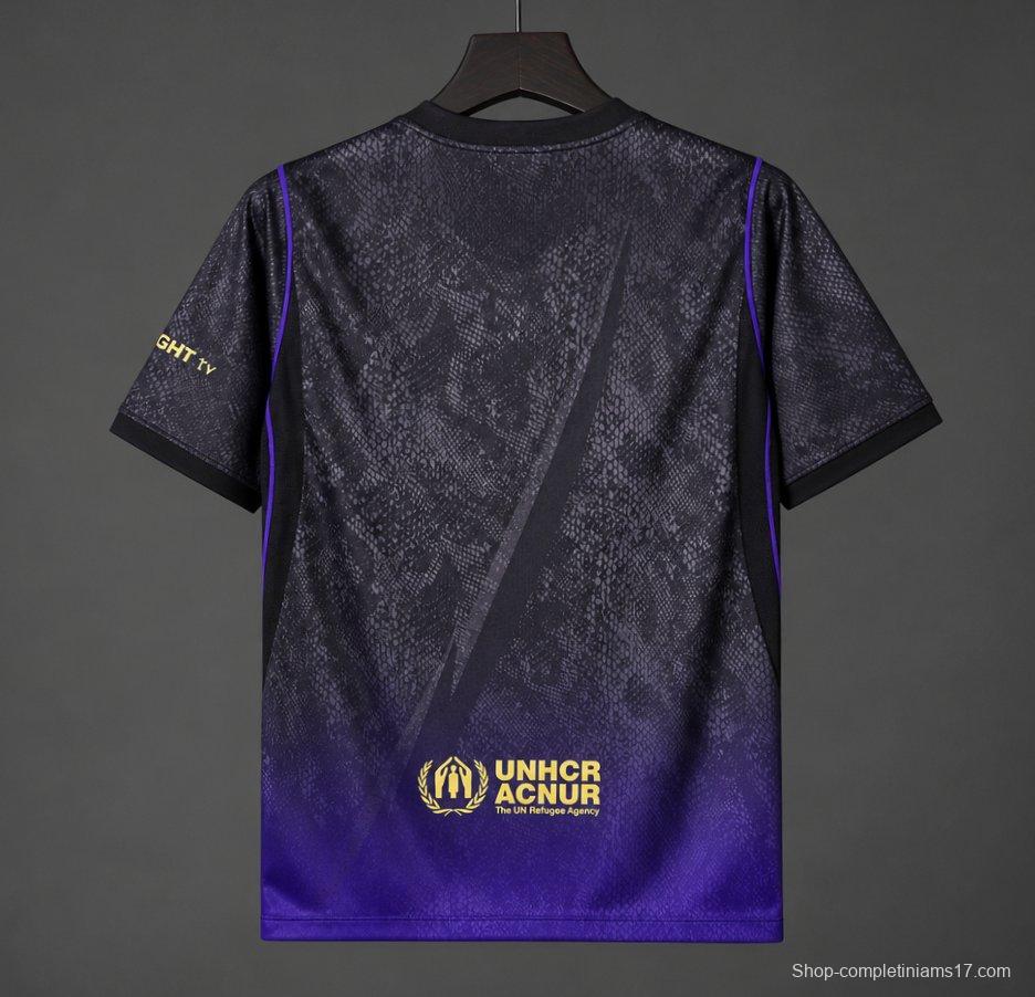 26/27 Barcelona Away "Purple Mamba" Purple Black Jersey