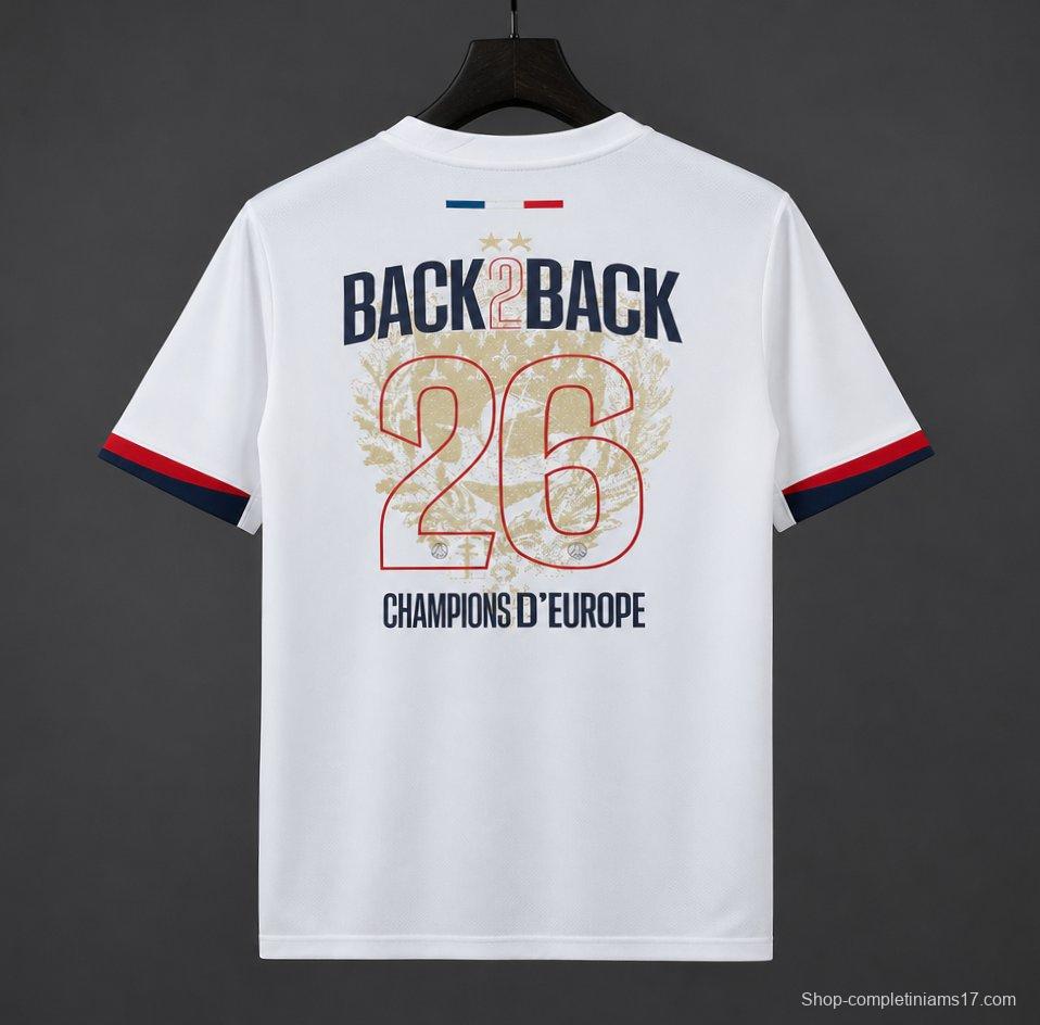 2 Star 25/26 PSG Away Jersey