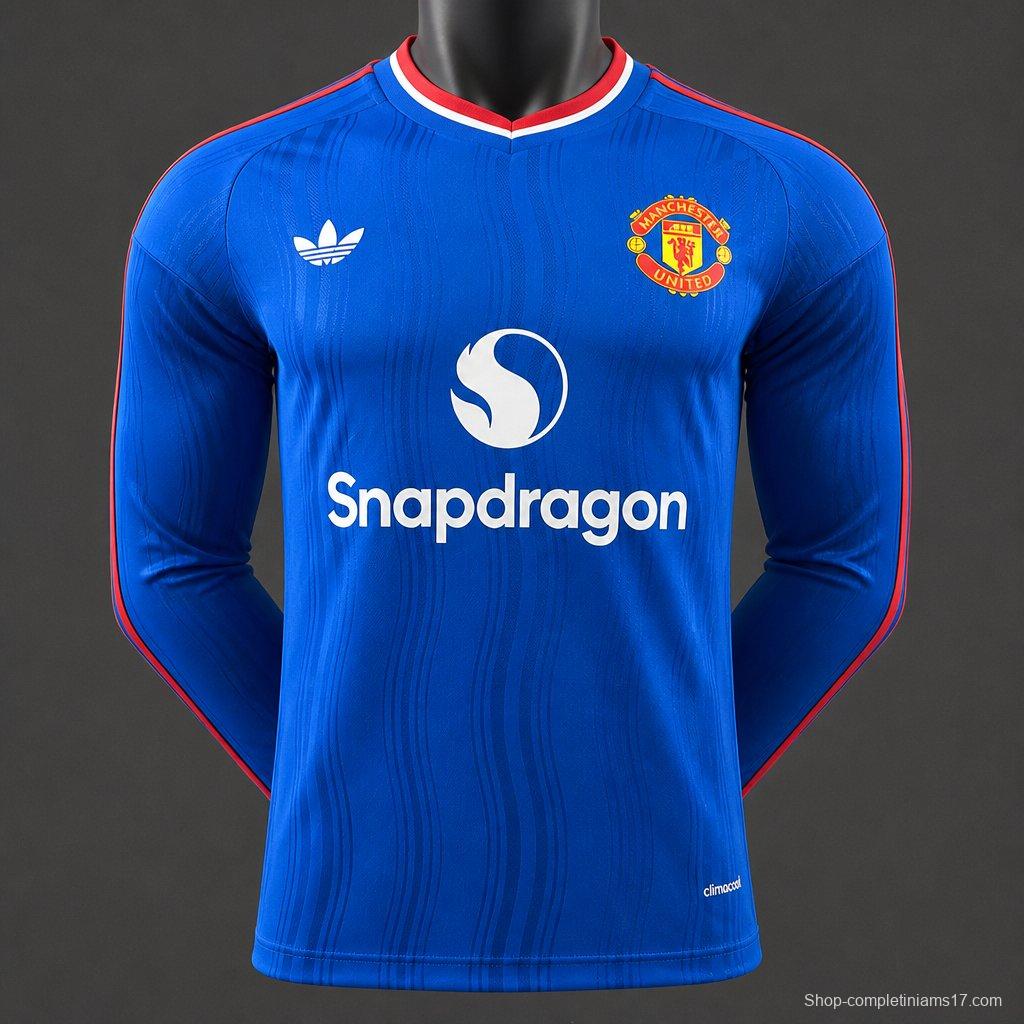 Player Version 26/27 Manchester United Away Long Sleeve Jersey