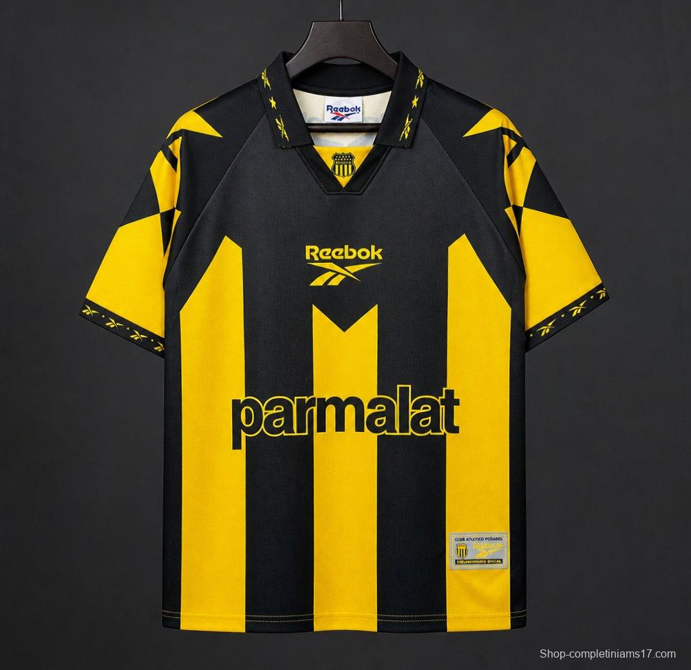 Retro 98/99 Club Atletico Penarol Home Yellow Black Jersey