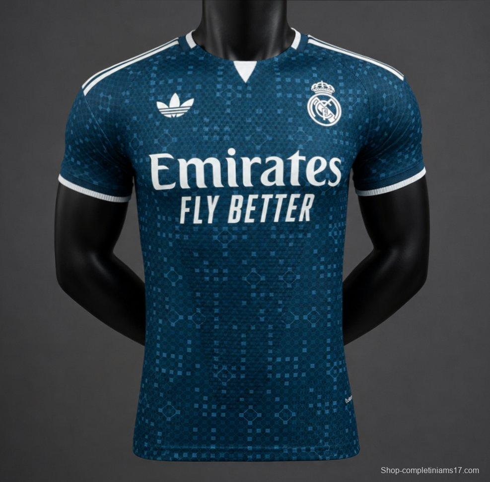 Player Version 26/27 Real Madrid Teal Away Jersey
