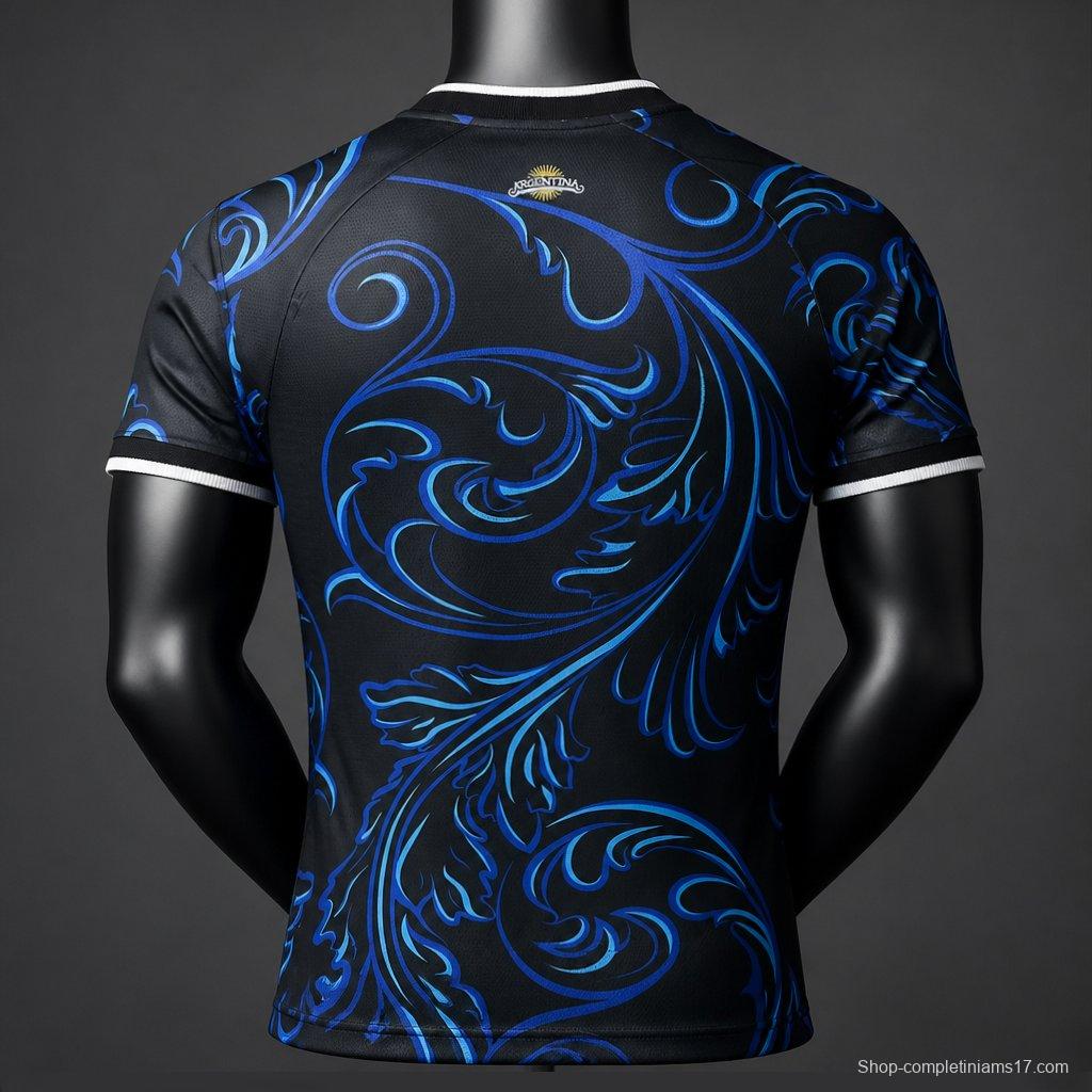 Player Version 2026 Argentina Away "Floral Edition" Off White Special Jersey
