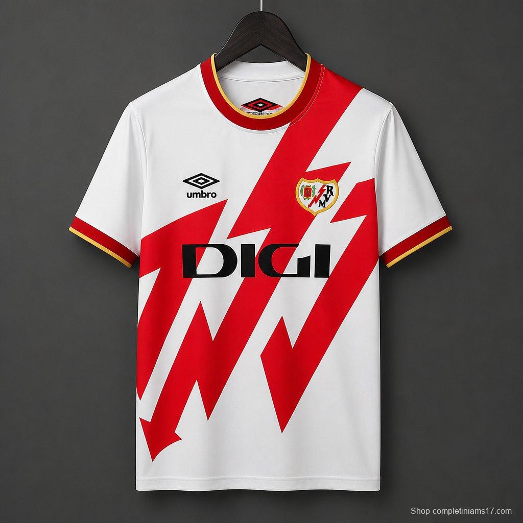 26/27 Rayo Vallecano Home Jersey