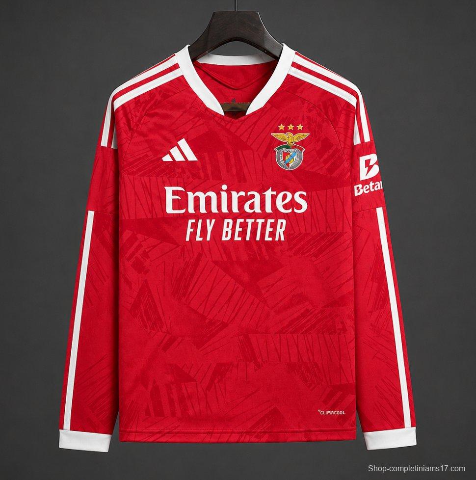 26/27 Benfica Home Long Sleeve Jersey