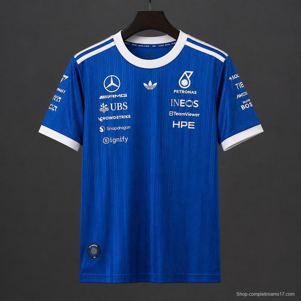 2026 F1 Mercedes-AMG Petronas F1 Team Blue Training Jersey