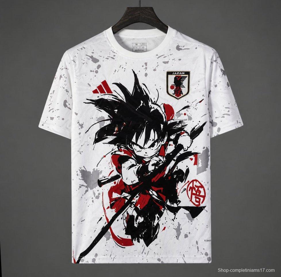2026 Japan x Dragon Ball White Special Edition Jersey