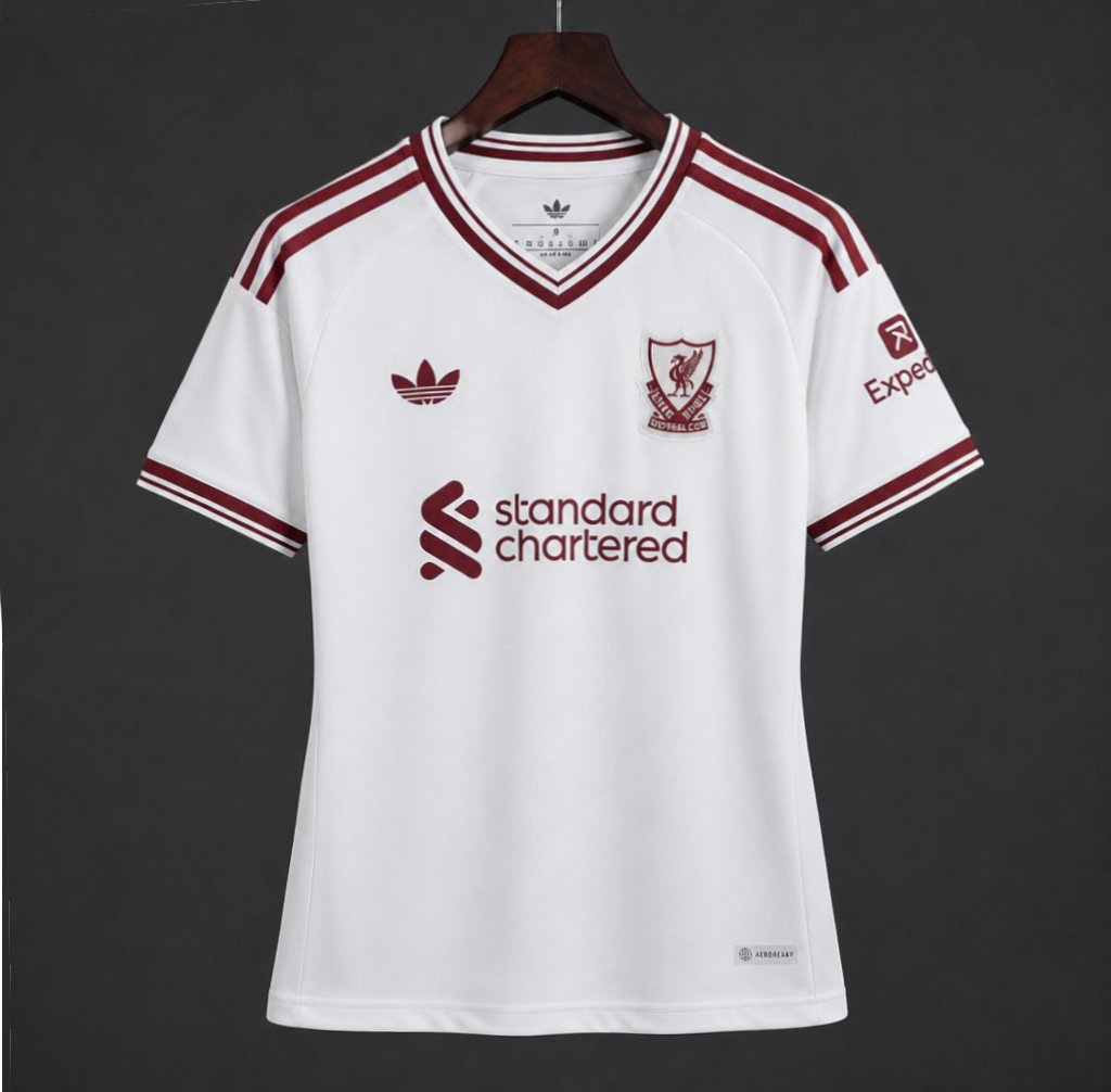 26/27 Women Liverpool  Away White Jersey