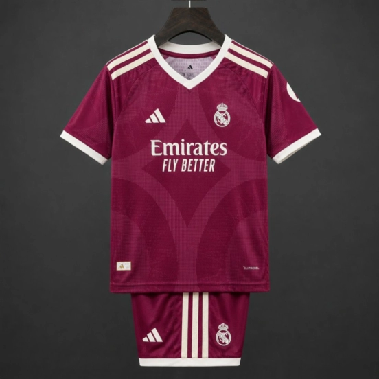 26/27 Kids Real Madrid Third Pink Jersey