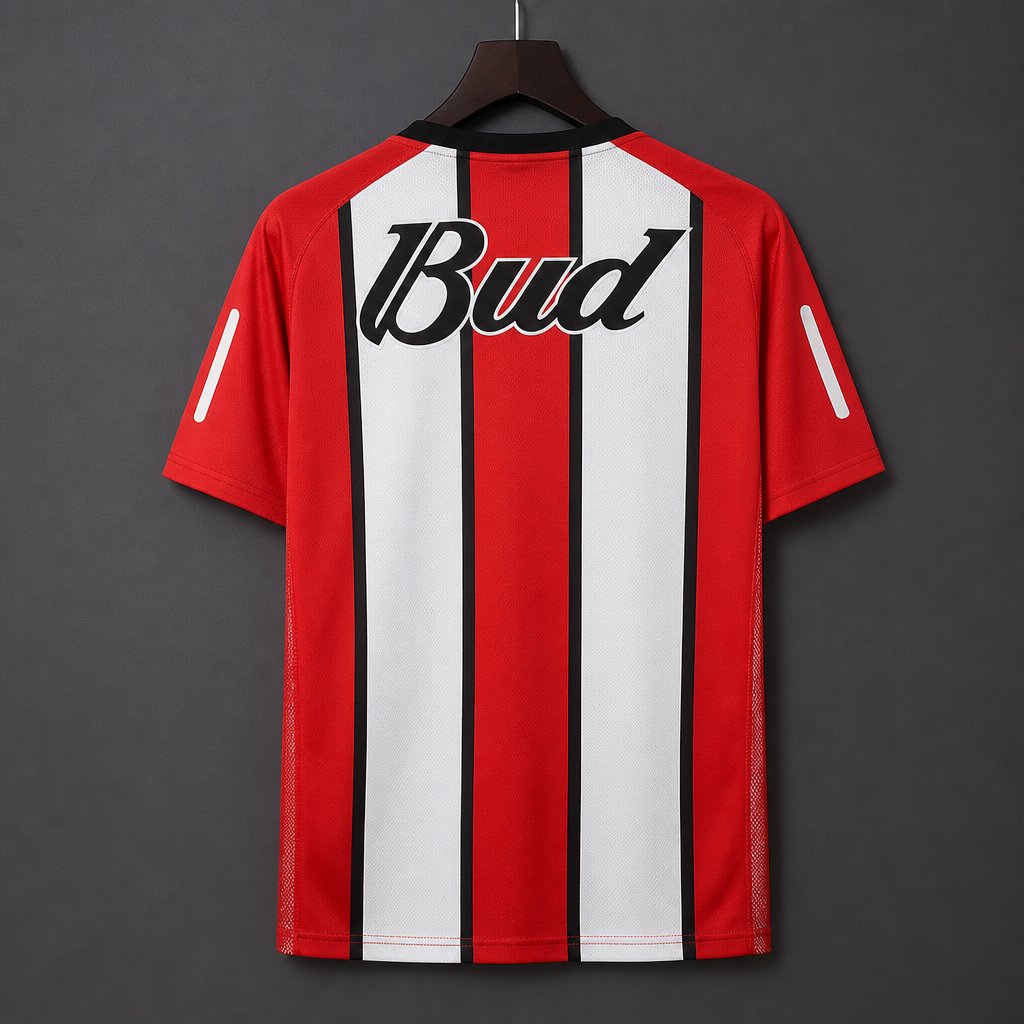 Retro 03/04 River Plate Away Red Jersey