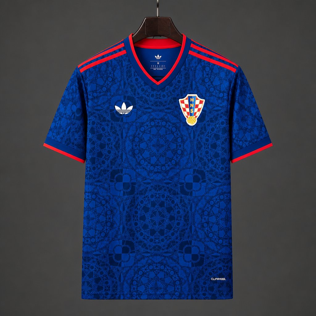 2027 Croatia Away Navy Blue Jersey