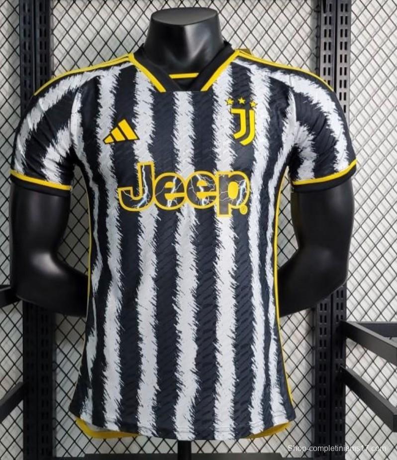 Juventus Home Player Version 23-24 Jersey + Shorts + Socks